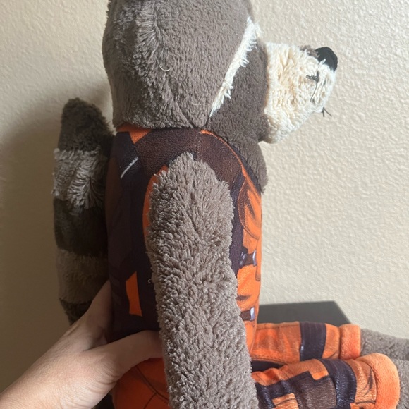 Marvel Guardians of the Galaxy Rocket the Racoon Large Plush Stuffed Animal 25” - Picture 3 of 6